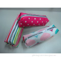 China Wholesale Cotton Fabric Beautiful Zipper Lock School Pencil Case/Bag for Boys and Girls